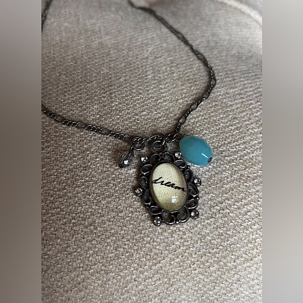 Silver Long Necklace “Dream”